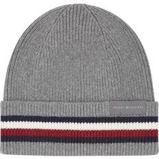 Tommy Hilfiger Women Accessories Tommy Hilfiger Mens Signature Logo Beanie Grey