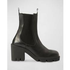Burberry Chelsea Boots Burberry Leather Stride Chelsea Boots