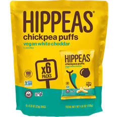 Hippeas Chickpea Puffs Vegan White Cheddar 0.8oz 6