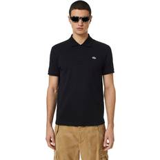 Diesel Cotton Polo Shirts Diesel Polo con patch oval Polo Uomo Nero