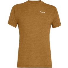 Golden - Herren Bekleidung Salewa Herren Puez Melange Dry T-Shirt braun