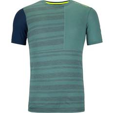 Herren - Wolle T-Shirts Ortovox Herren 185 Rock'N'Wool T-Shirt gruen