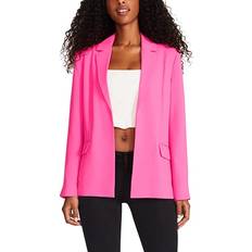 Red - Women Blazers Steve Madden Payton Blazer Hot Pink Women's Clothing Pink