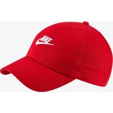 Nike White Caps Nike Men's Red Futura Heritage86 Adjustable Hat