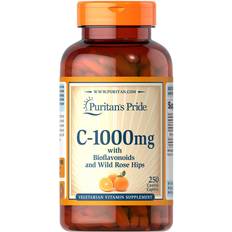 Puritan's Pride C-1000mg with Bioflavonoids and Wild Rose Hips 250