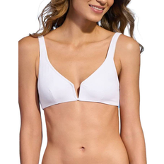 Weiß Bikinioberteile Maaji Simly White Victory V Wire Bralette Bikini Top White