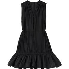 Dresses AZ FACTORY x Lutz Huelle Maleys ruffled plunge-neck midi dress women Polyester/Polyester Black