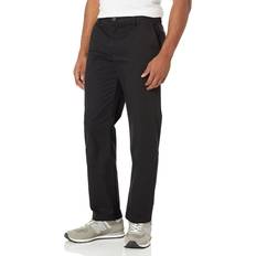 Amazon Essentials Amazon Essentials Men's Straight-Fit Wrinkle-Resistant Flat-Front Chino Pant, Black, x 34L