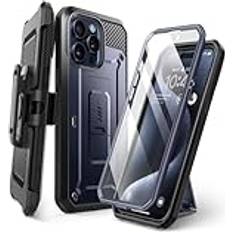 Supcase Apple iPhone 15 Pro Max Mobile Phone Covers Supcase Unicorn Beetle Pro for iPhone15 Pro Max 6.7 Built-in Screen Protector & Kickstand & Belt-Clip Heavy Duty Rugged Mountain