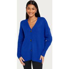 L Cardigans Vero Moda strickjacke vmlefile ls oversize boxy cardigan noos damen Beaucoup Blue