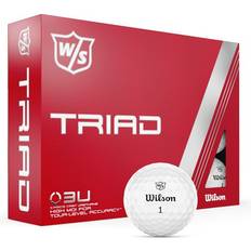 Weiß Golfbälle Wilson TRIAD Golf Balls 12-pack