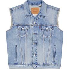 Levi's Herren Westen Levi's Jeansgilet hellblau