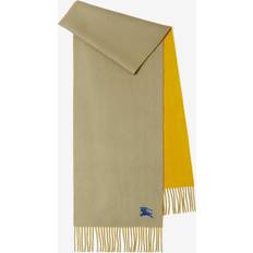 Beige - Dame Skjerf & Sjal Burberry Womens Hunter Pear Knight Fringed-edge Cashmere Scarf