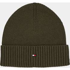 Tommy Hilfiger Dame Luer Tommy Hilfiger Essential Beanie Hat, Army Green