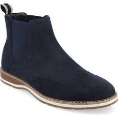Blue Chelsea Boots Vance Co. Thorpe Wingtip Chelsea Boot
