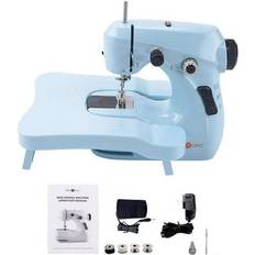 CraftBud Mini Sewing Machine for Beginners Adult, 122-Piece Portable Sewing  Machine, Dual Speed Small Sewing