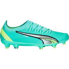 Puma Women Soccer Shoes Puma Women's Ultra Ultimate FG Soccer Cleats, 10.5, Blue/Green Holiday Gift