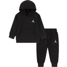 Nike Little Kid's Jordan MJ Essentials Fleece Pullover Set - Black (85C589-023)