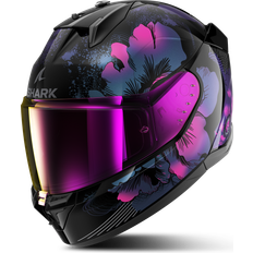 Integralhelme Motorradhelme Shark D-Skwal Mayfer Lady, Full-face helmet, Black-Violet-Glitter KVX