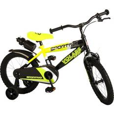 Volare Sportivo 16 Inch 25,4 Boys Rim Brakes Black/Yellow Barncykel