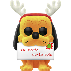 Funko Pop! Disney: Holiday Pluto Beflockt Amazon-Exklusiv Vinyl-Sammelfigur Geschenkidee Offizielle Handelswaren Spielzeug Für Kinder und Erwachsene Modellfigur Für Sammler