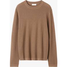 Tiger of Sweden Elssler Merino Pullover Olive Grey Braun Rundausschnitt Grösse: