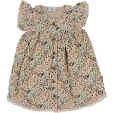 6-9M Kjoler Hust & Claire Baby's Domenic Dress - Cement