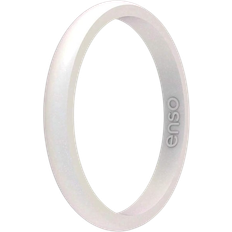 Enso Halo Birthstone Ring - Silver