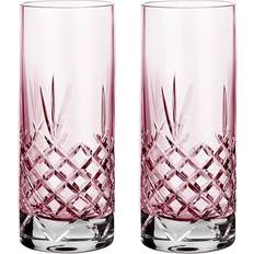 Frederik Bagger Flower Drinking Glasses 2-Pack 34 CL - Drinking Glasses Crystal Clear - 20004