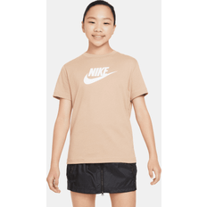 Braun T-Shirts Nike Sportswear Casual T-Shirt orange Kinder