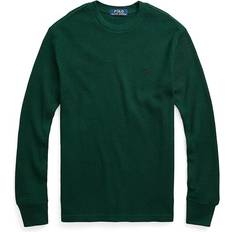 Polo Ralph Lauren Big Boys Waffle-Knit Cotton Long-Sleeve T-shirt - Moss Agate