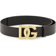 Golden Gürtel Dolce & Gabbana Lux Leather Belt With Dg Buckle