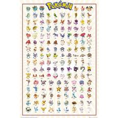 Einrichtungsdetails Pokémon Kanto 151 Maxi Poster