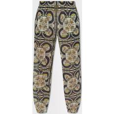 Tory Burch Cotton Pants Tory Burch Printed cotton tapered pants multicoloured