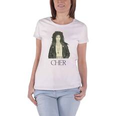 Dame - Skinnjakker Cher XL, White T Shirt Jacket Logo new Official Womens Skinny Fit White
