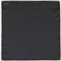 Women Handkerchiefs Eton Silk Pocket Square Black