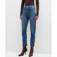 Gold - Women Jeans Agolde Blue Riley Jeans WAIST