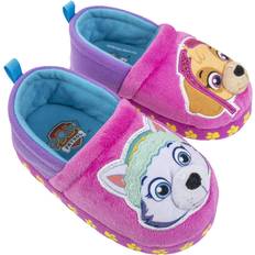 Slippers Paw Patrol Girl's Skye and Everest A-Line Plush Slipper, Pink/Purple, Toddler 9/10
