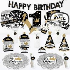 Big Dot of Happiness Ahoy - Nautical - Happy Birthday Party Supplies Kit -  Ready to Party Pack - 8 Guests