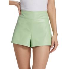 Shorts Alice + Olivia Women's Donald Faux Leather Shorts Pistachio