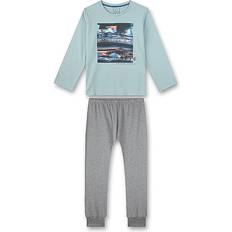 Sanetta Boy's Long Pyjamas Set - Blue