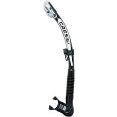 Snorkels Cressi Alpha Ultra Dry Snorkel, Black/Black/White Holiday Gift