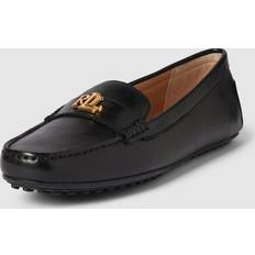 Damen - Slip-on Loafers Lauren Ralph Lauren Penny-Loafer mit Schaftbrücke Modell 'BARNSBURY' in Black, Größe