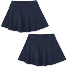 The Children's Place Kid's Uniform French Terry Skort 2-pack - Tidal (3011189-IV)