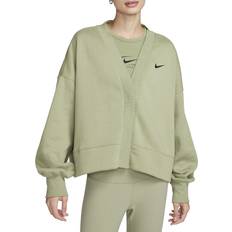 Nike Women Cardigans Nike Green Over-Oversized Cardigan