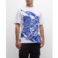 Burberry Men T-shirts Burberry EKD Print Cotton T-shirt