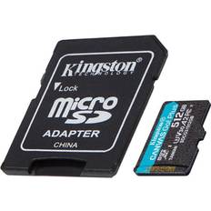 512 GB Memory Cards Kingston Canvas Go! Plus 512GB microSDXC Flash Card w/ Adapter Model SDCG3/512GBCR