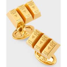 Cufflinks Men's 18K Gold Vermeil Bullion Bar Cufflinks GOLD