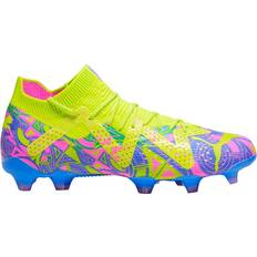 Puma Women Soccer Shoes Puma Future Ultimate Energy FG - Ultra Blue/Yellow Alert/Luminous Pink