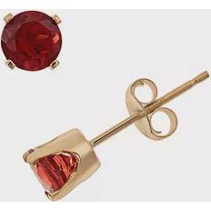 Macy's Children - Gold Earrings Macy's 14k Gold Garnet Stud Earrings Kids, Girl's, Yellow